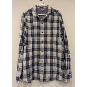 Toad&Co Airscape Long Sleeve Plaid Button Down Shirt Size XL